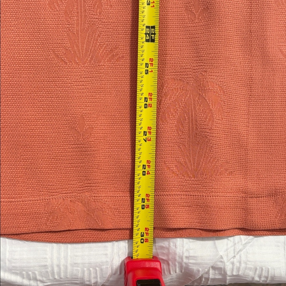 Tommy Bahama Coral Button-Up Short Sleeve Shirt Men’s 100% Silk Palm Trees Large - Picture 10 of 13